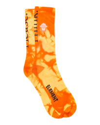 0 Smokey Bear x Element - Chaussettes de skate pour Homme Orange ELYAA00156 Element