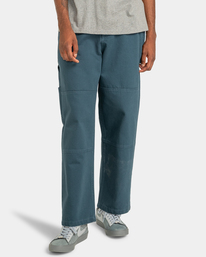 2 Carpenter Atelier - Pantaloni carpenter da Uomo Blue ELYDP00106 Element