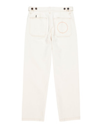 1 Element x Ronan Lecreurer Atelier - Pantaloni Chino Unisex White ELYDP00107 Element