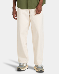 2 Element x Ronan Lecreurer Atelier - Pantalon chino Unisex Blanc ELYDP00107 Element