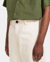 4 Element x Ronan Lecreurer Atelier - Pantalon chino Unisex Blanc ELYDP00107 Element