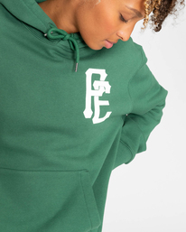4 Public Enemy x Element Hoodie Green ELYFT00114 Element