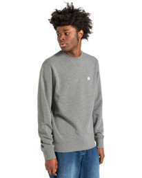 3 Cornell Classic - Sweat pour Homme Gris ELYFT00133 Element