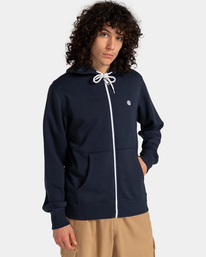 3 Cornell Classic - Sweat à capuche zippé pour Homme Bleu ELYFT00135 Element