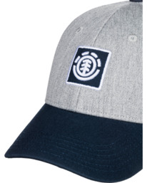 3 Treelogo - Snapback-Cap für Männer Grau ELYHA00139 Element