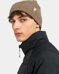 3 Carrier - Beanie for Men Brown ELYHA00162 Element