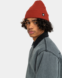 3 Flow - Beanie for Men Red ELYHA00168 Element