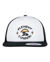 1 Timber Cap - Truckerkappe für Männer Weiss ELYHA00172 Element