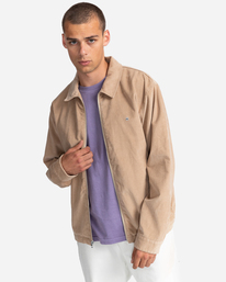 2 Parker Cord Corduroy Coaches Jacket Beige ELYJK00103 Element