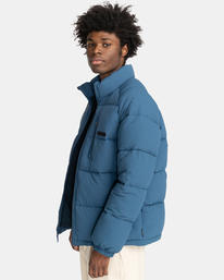 3 Legacy Puff Tech Puffer Jacket Blue ELYJK00135 Element