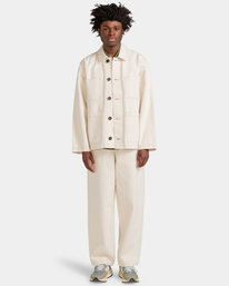 6 Element x Ronan Lecreurer Atelier Overshirt White ELYJK00143 Element