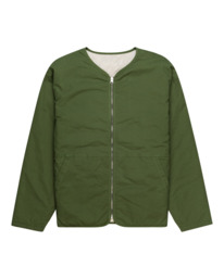 0 Element x Ronan Lecreurer Q Liner - Giacca insulator double face Unisex Green ELYJK00147 Element