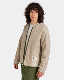 5 Element x Ronan Lecreurer Q Liner - Dubbelzijdig isolatiejack Unisex Green ELYJK00147 Element