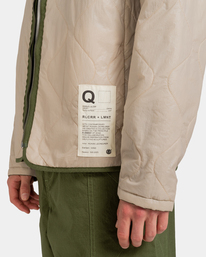 6 Element x Ronan Lecreurer Q Liner - Chaqueta aislante reversible para Unisex Verde ELYJK00147 Element