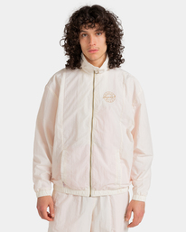 2 Element x Bisous Vacances - Veste de survêtement Unisex Blanc ELYJK00151 Element