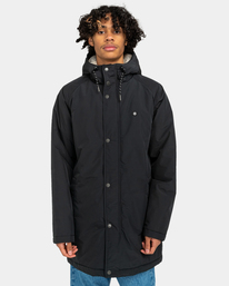 2 Field 2.0 - Water-Resistant Parka for Men Black ELYJK00164 Element