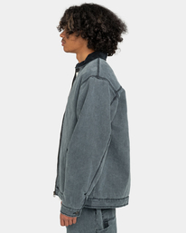 3 Parker Canvas - Chaqueta de Trabajo para Hombre Negro ELYJK00173 Element