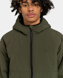 8 Wolfe - Reversible Hooded Fleece for Men Green ELYJK00178 Element
