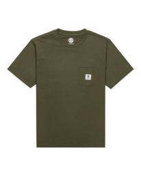 0 Basic Pocket - Maglietta da Uomo Beige ELYKT00116 Element