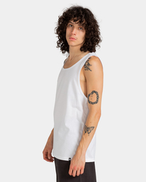 3 Basic - Camiseta sin mangas para Hombre Blanco ELYKT00117 Element