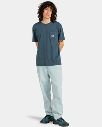 5 Basic Pocket - T-Shirt für Männer Blau ELYKT00118 Element