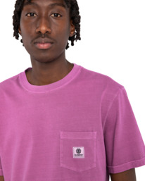 4 Basic Pocket - T-Shirt voor Heren Purple ELYKT00118 Element