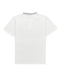 1 Myloh - Short Sleeve Polo Shirt for Men White ELYKT00128 Element