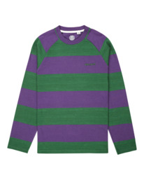 0 Blunt 3.0 Stripe - T-shirt met Lange Mouwen voor Heren Purple ELYKT00143 Element