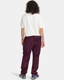 5 Chillin Cord Elastic Waist Pants White ELYNP00102 Element