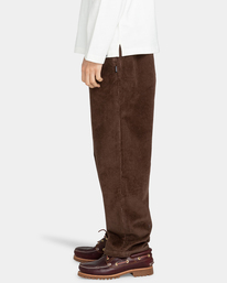 1 Chillin - Pantaloni di Velluto da Uomo Brown ELYNP00127 Element