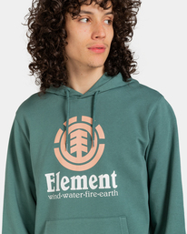 4 Vertical - Sweat à capuche pour Homme Bleu ELYSF00121 Element