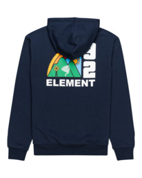 1 Farm - Sweat à capuche pour Homme Bleu ELYSF00126 Element