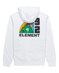 1 Farm - Sweat à capuche pour Homme Blanc ELYSF00126 Element