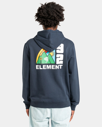 6 Farm - Sweat à capuche pour Homme Bleu ELYSF00126 Element