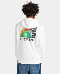 6 Farm - Sweat à capuche pour Homme Blanc ELYSF00126 Element