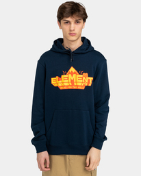 2 Head - Hoodie for Men Blue ELYSF00164 Element