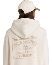 9 Element x Polo Ralph Lauren - felpa pullover con cappuccio Unisex  ELYSF00201 Element