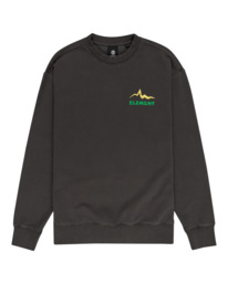 0 Sounds Of The Mountain - Sweater met Relaxed Fit voor Heren Black ELYSF00208 Element