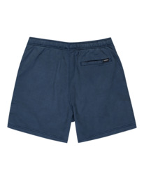 1 Valley Twill - Elasticated Shorts for Men Blue ELYWS00102 Element