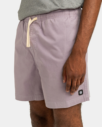 4 Valley Twill - Elasticated Shorts for Men Purple ELYWS00102 Element