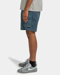 3 Pull Up Travel - Hiking Shorts for Men Blue ELYWS00109 Element