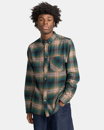 2 Lumber Flannel Shirt Green ELYWT00109 Element