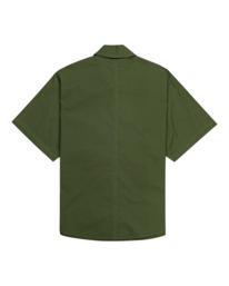 1 Element x Ronan Lecreurer Square Shirt - Camicia a maniche corte Unisex Green ELYWT00126 Element