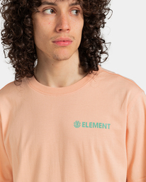 4 Blazin Chest - T-Shirt for Men Orange ELYZT00153 Element