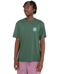 2 Seal - T-Shirt for Men Green ELYZT00154 Element