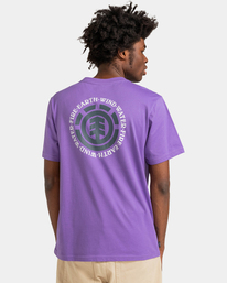 6 Seal - T-Shirt for Men Purple ELYZT00154 Element