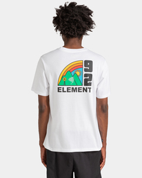 6 Farm - T-shirt pour Homme Blanc ELYZT00159 Element