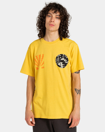 2 Boubou - Camiseta para Hombre Amarillo ELYZT00192 Element