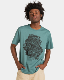 2 Element x Timber Passenger - T-shirt Unisex Bleu ELYZT00201 Element