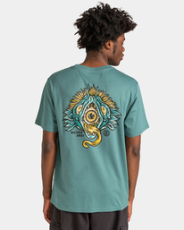 6 Element x Timber The Eye - T-shirt Unisex Bleu ELYZT00202 Element